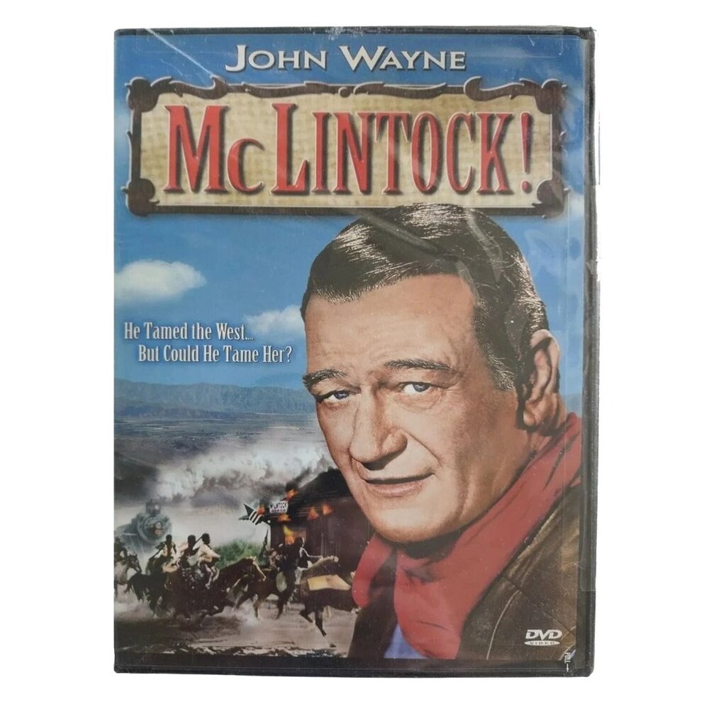 McLintock! DVD Starring John Wayne & Maureen OHara Brand New Factory Sealed